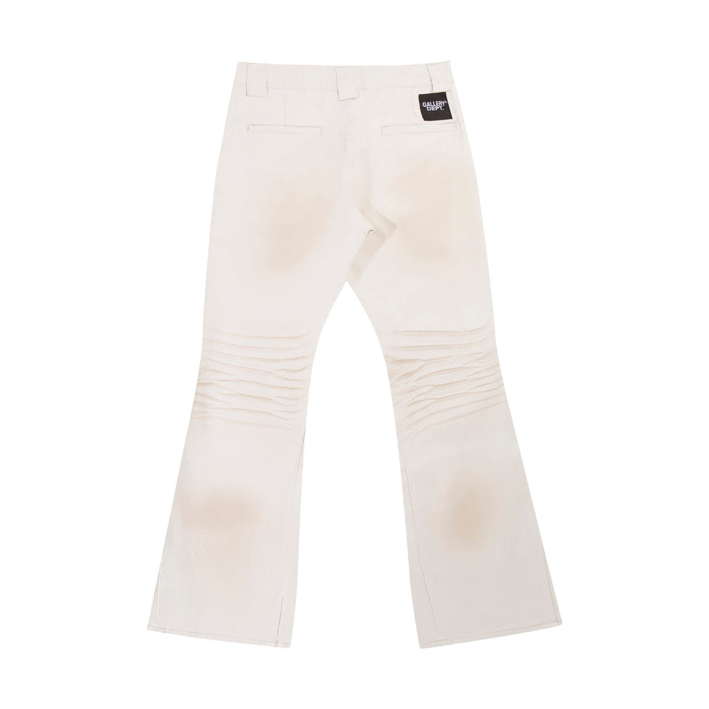 Gallery Cream Flared Jeans