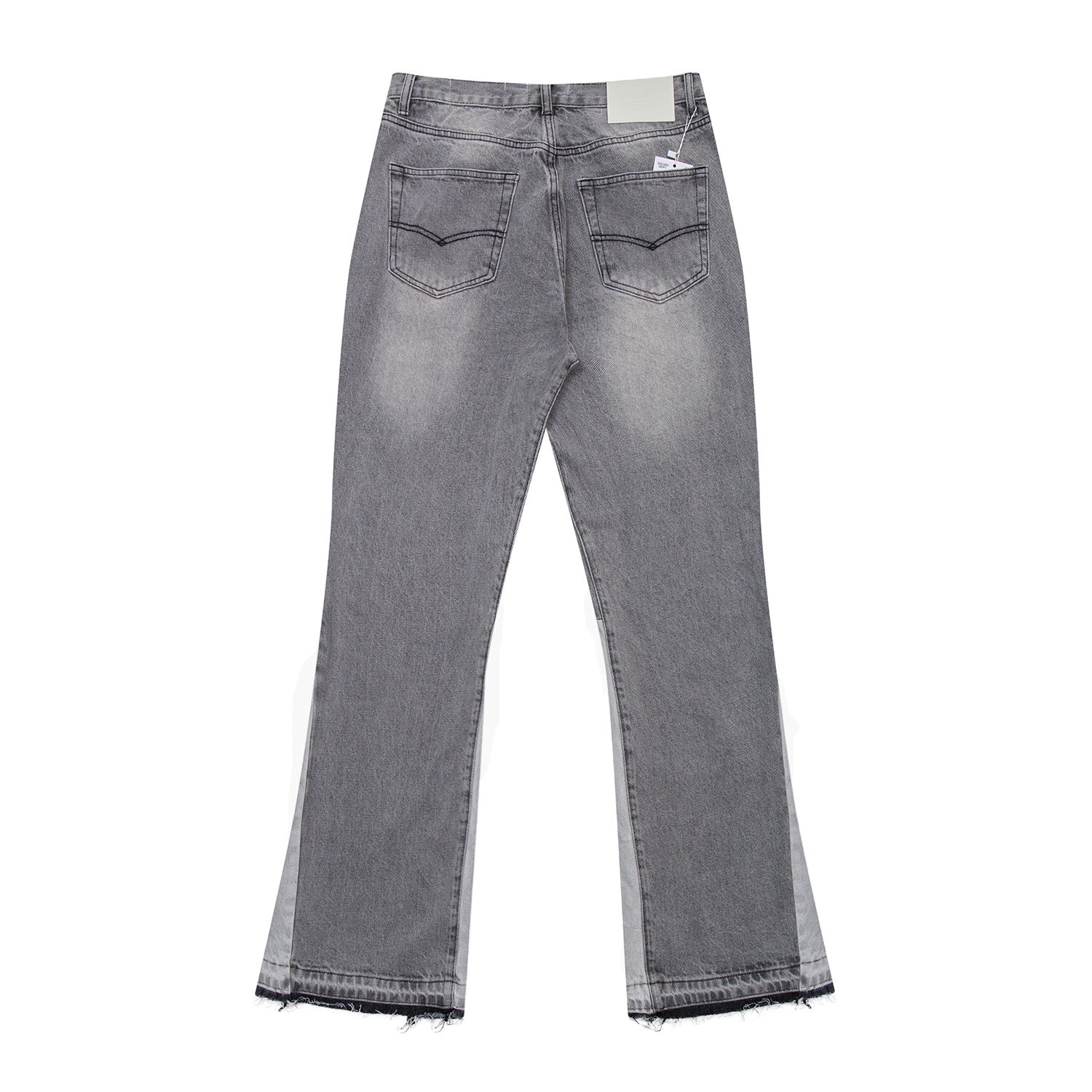 Gray Flared Jeans