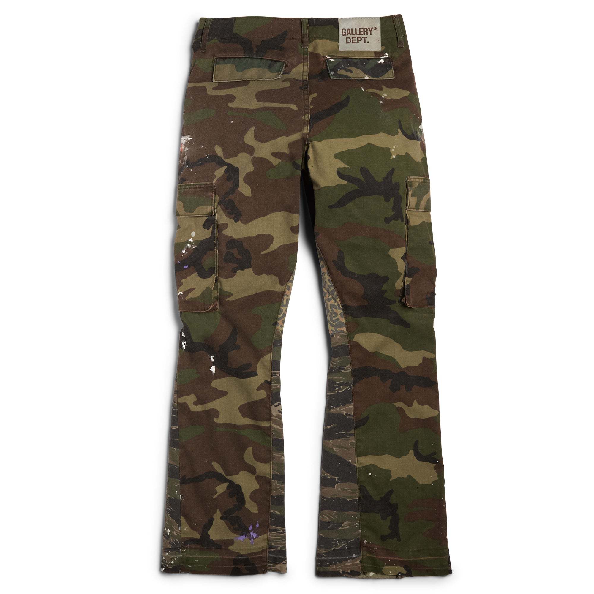 Camo Flared Jeans