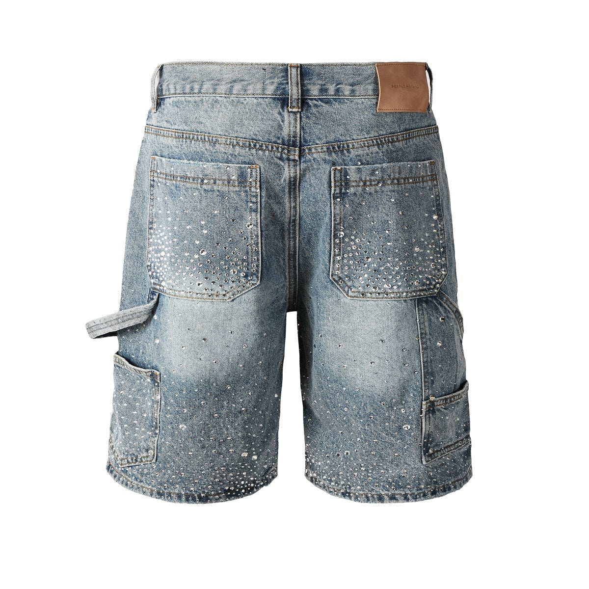 Distressed Rhinestone Shorts