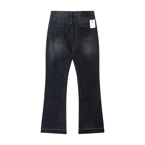 BLACK FLARED JEANS