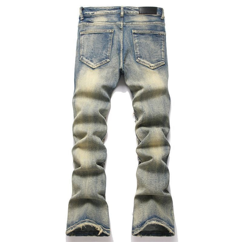Stacked Patch Jeans