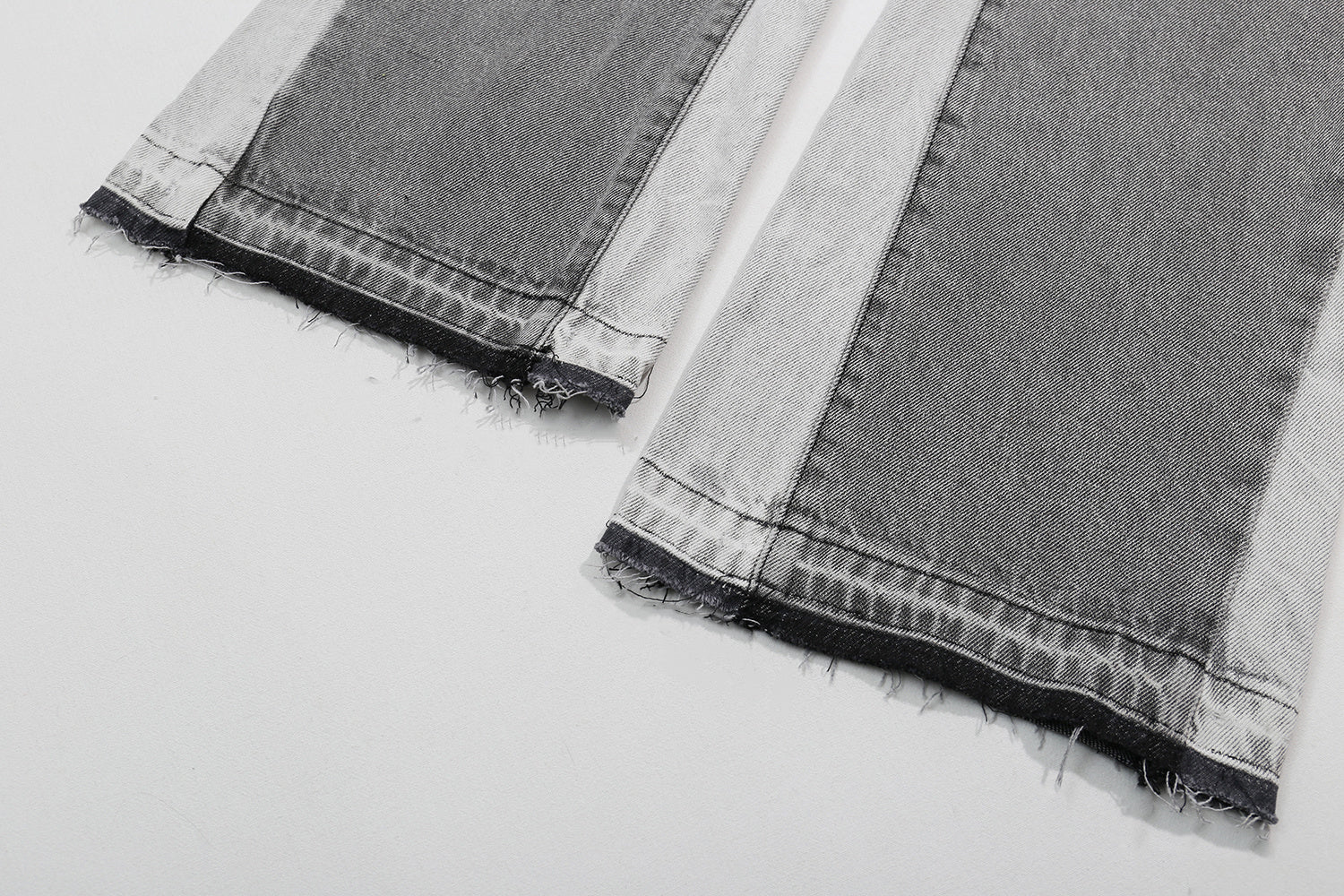Gray Flared Jeans