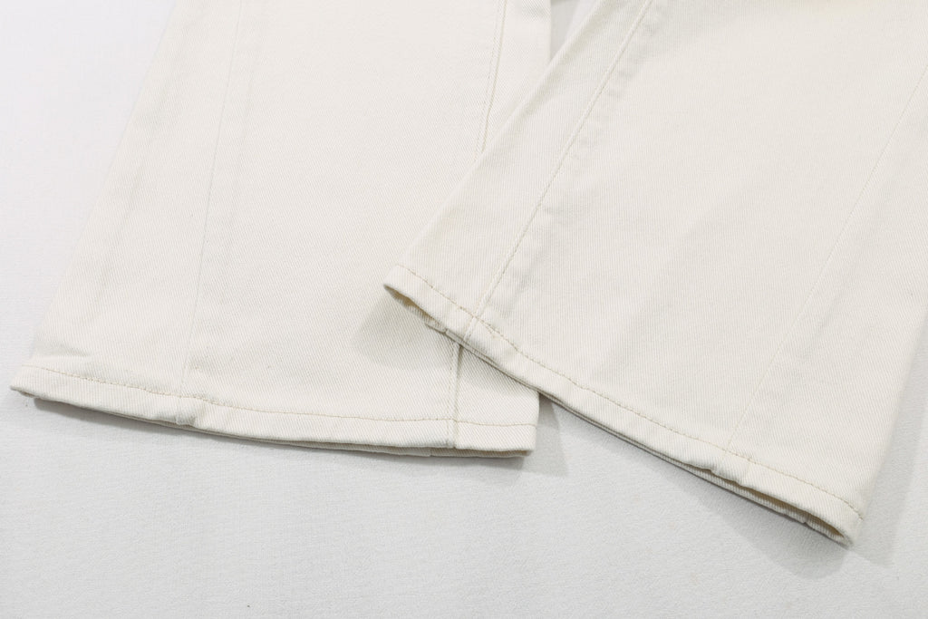 Gallery Cream Flared Jeans