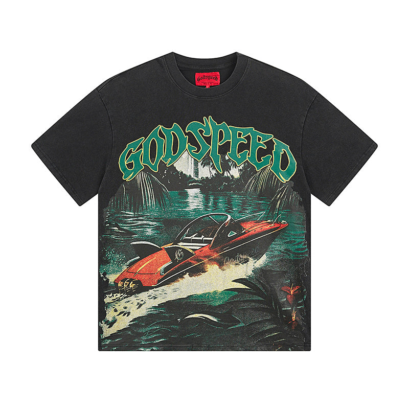 Speedboat Graphic Tee