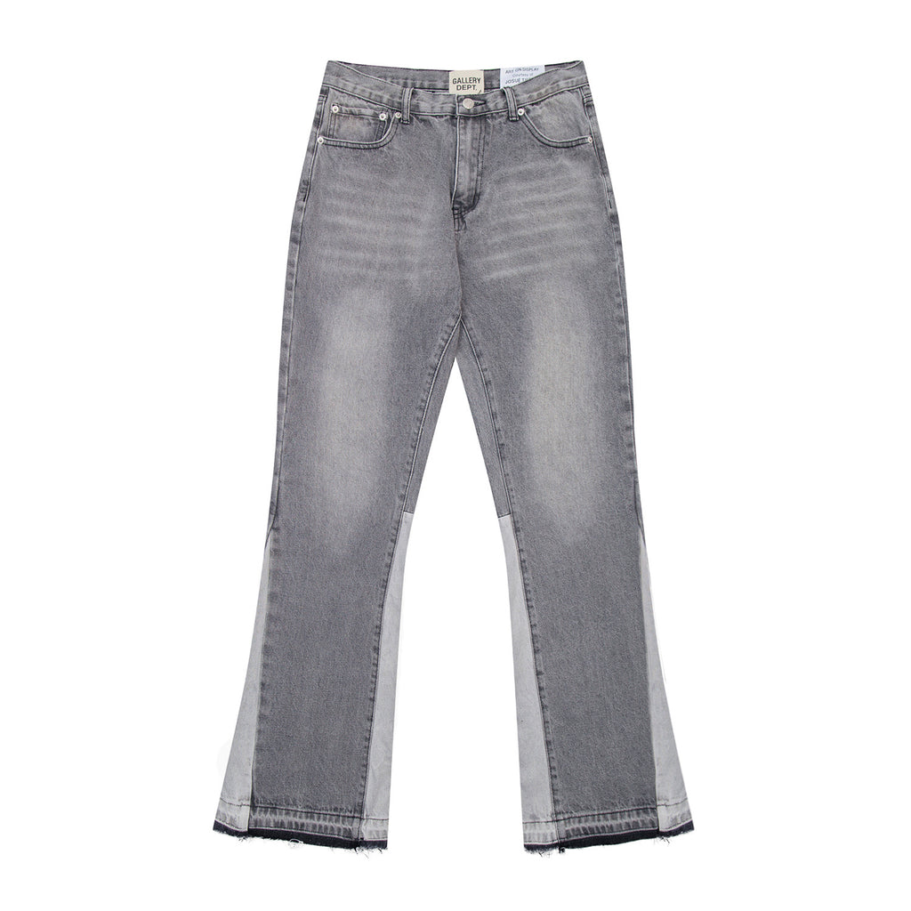 Gray Flared Jeans