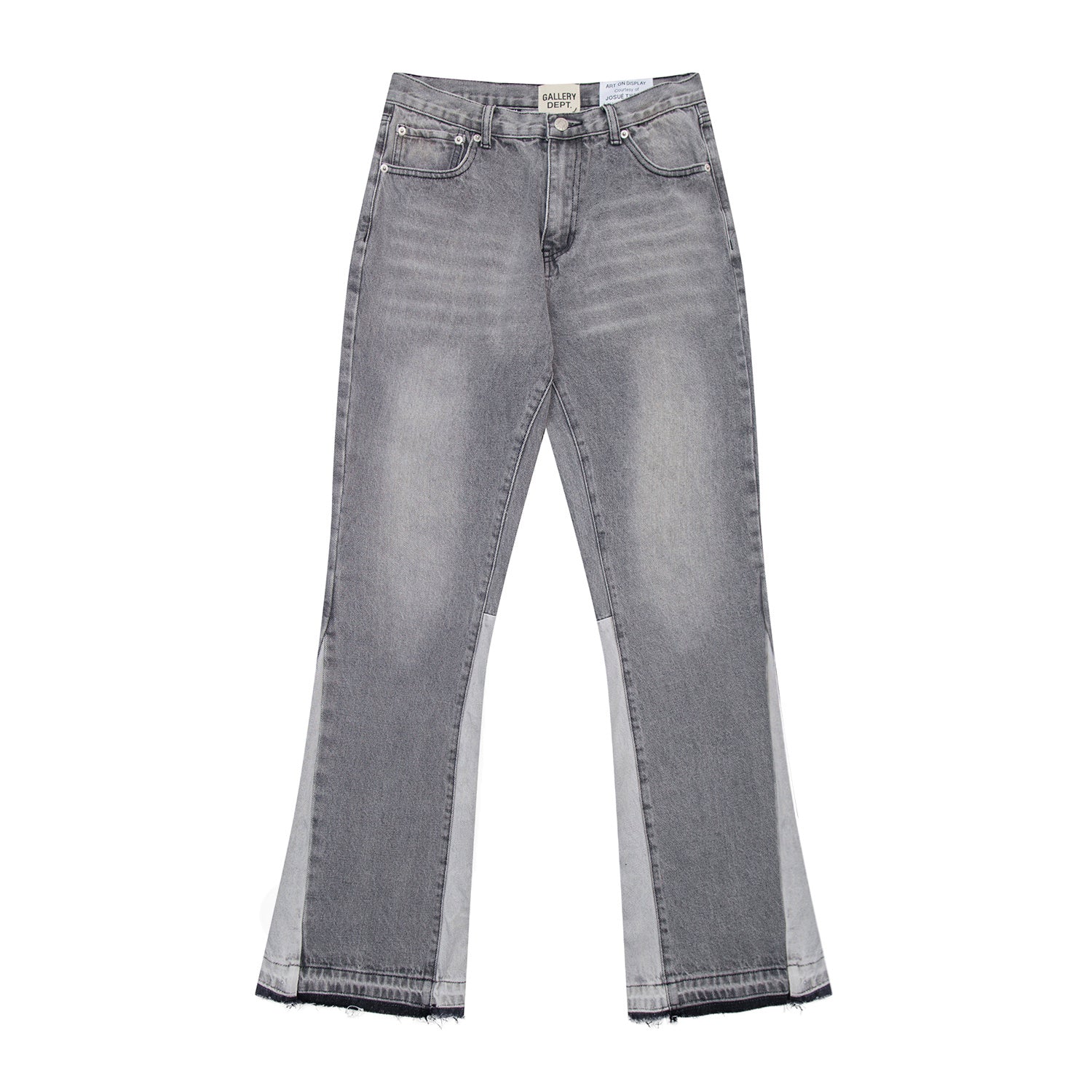 Gray Flared Jeans
