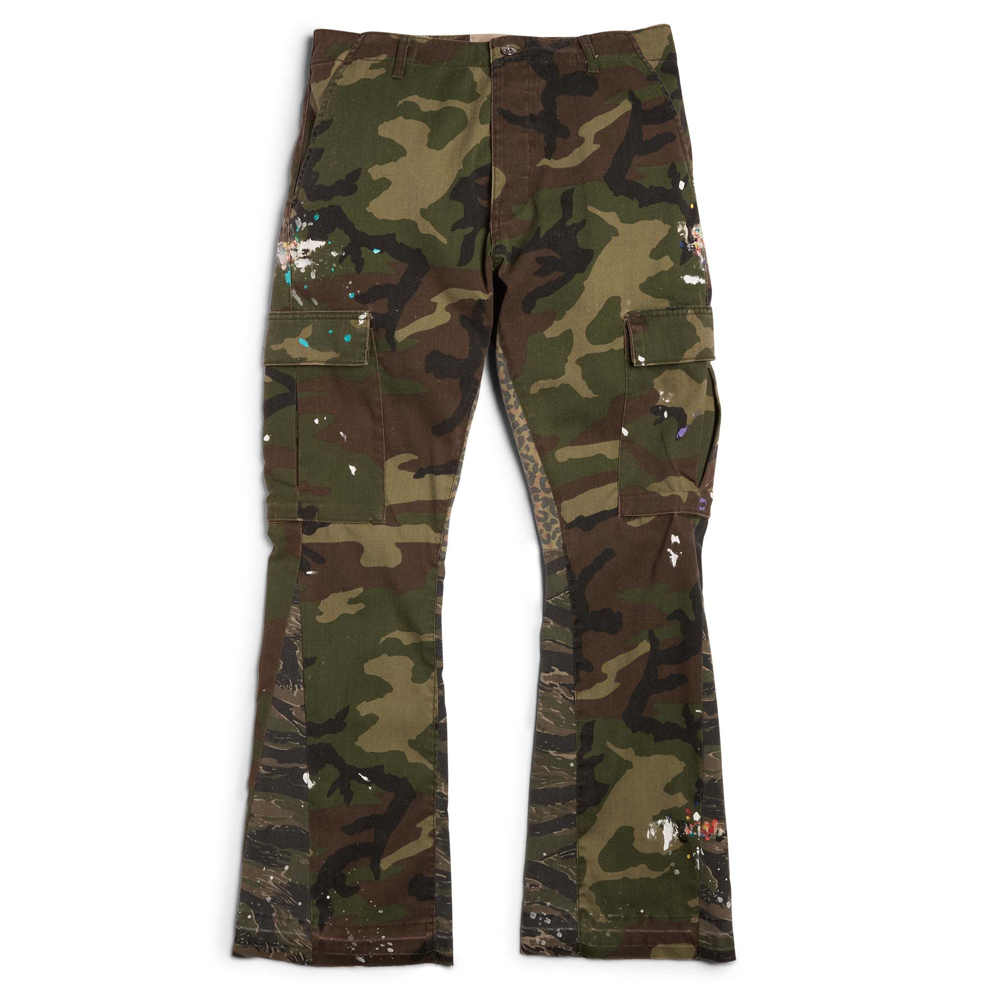 Camo Flared Jeans