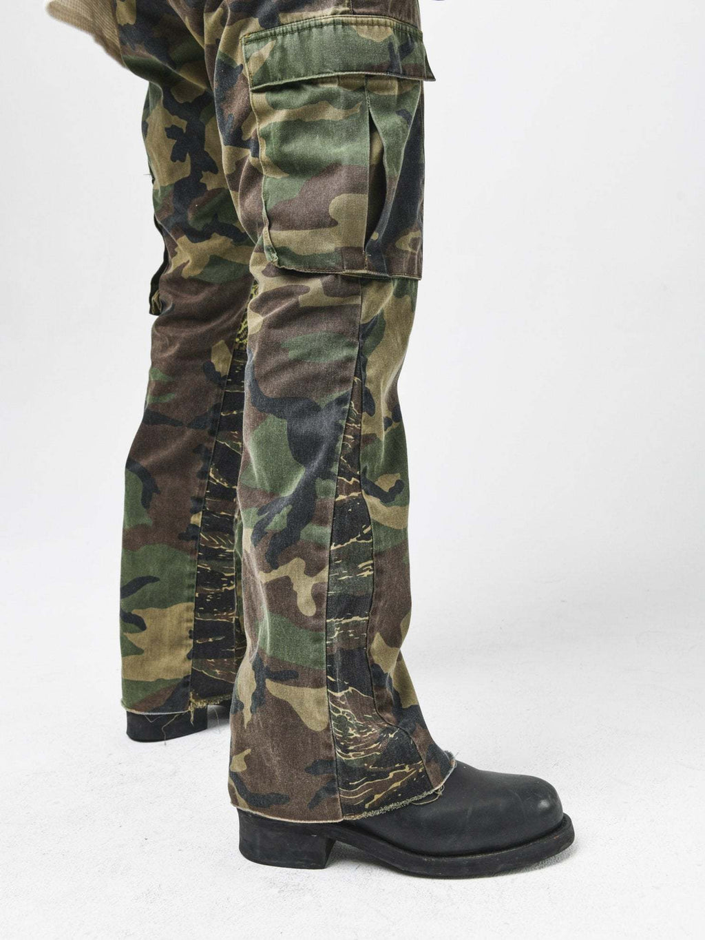 Camo Flared Jeans