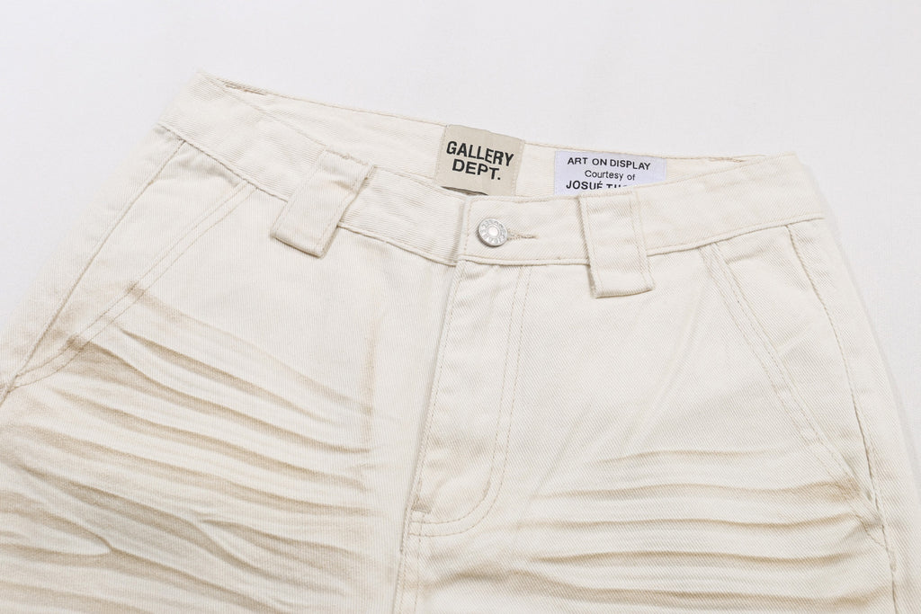 Gallery Cream Flared Jeans