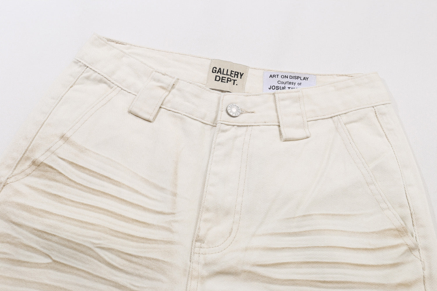 Gallery Cream Flared Jeans